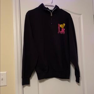 Black long sleeved sweatshirt